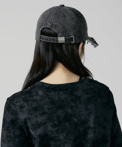 Chick / Damage processing Denim Cap ヴィンテージ風デニムキャップ