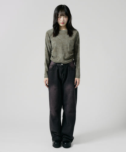 Chick / SIDE Shirring Cut Sew サイド シャーリング カットソー