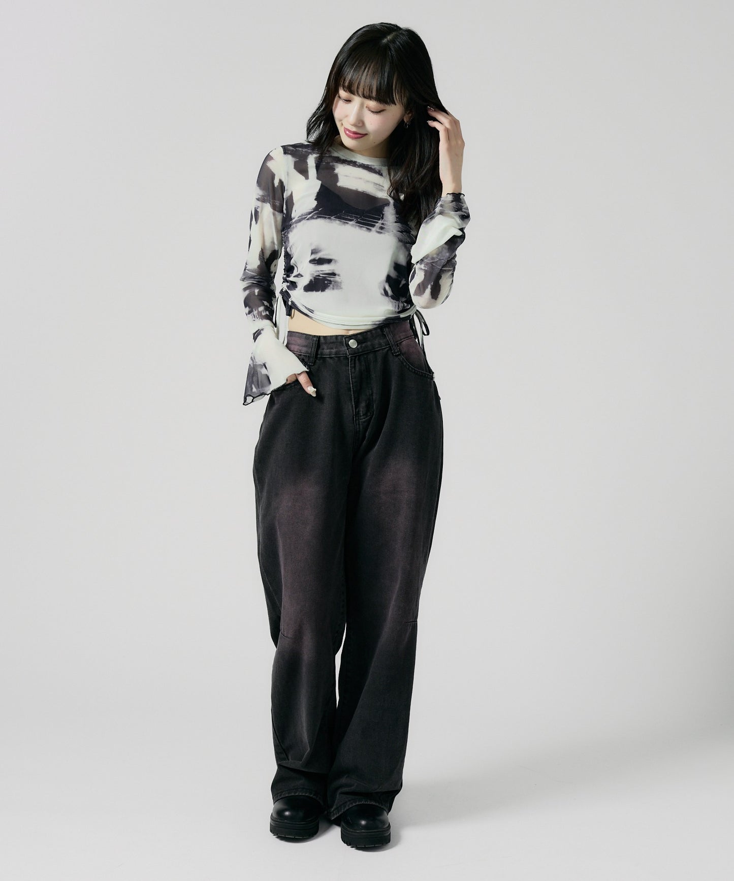 Chick / Vintage Like Sheer Tops ヴィンテージ風シアートップス