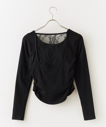 AO.2 / Side Gather Lace Tops