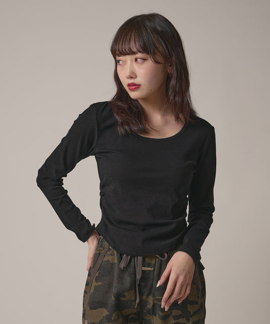 AO.2 / Side Gather Lace Tops