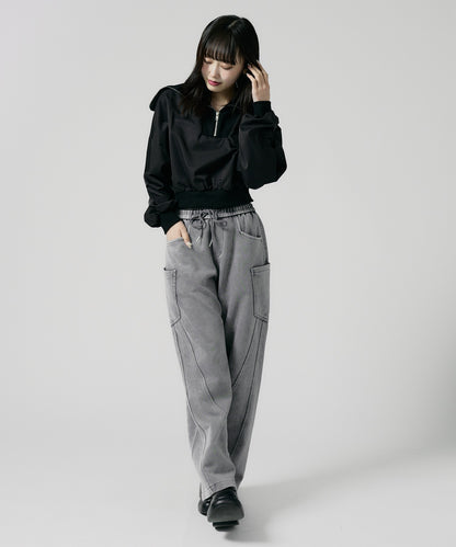 Chick / Vintage Like Cargo Sweatpants 洗い加工風 カーゴスウェットパンツ