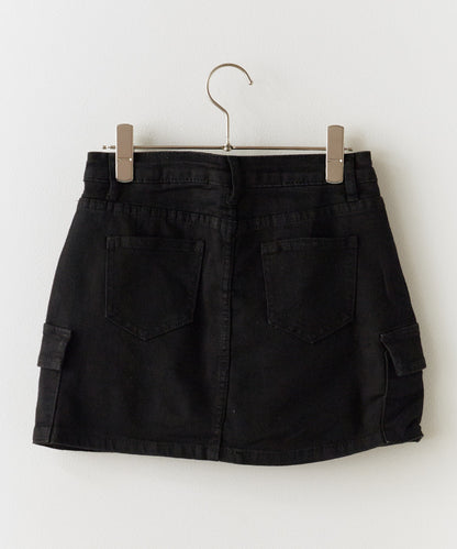 Chick / Cargo Denim Mini Skirt カーゴデニムミニスカート