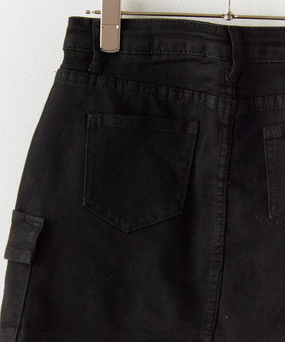 Chick / Cargo Denim Mini Skirt カーゴデニムミニスカート