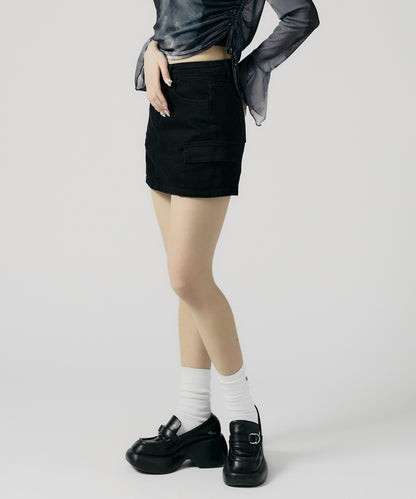 Chick / Cargo Denim Mini Skirt カーゴデニムミニスカート