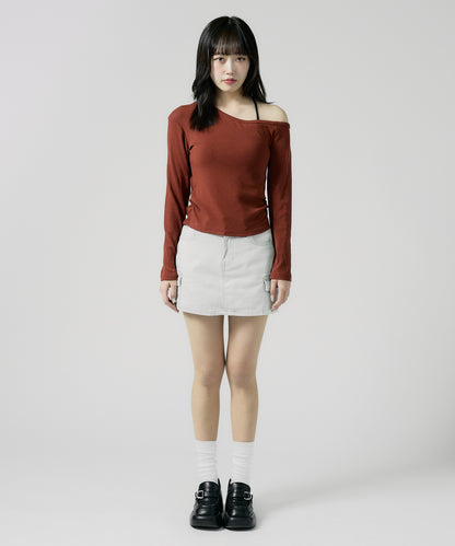 Chick / Cargo Denim Mini Skirt カーゴデニムミニスカート