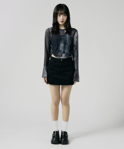 Chick / Cargo Denim Mini Skirt カーゴデニムミニスカート