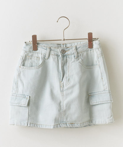 Chick / Cargo Denim Mini Skirt カーゴデニムミニスカート