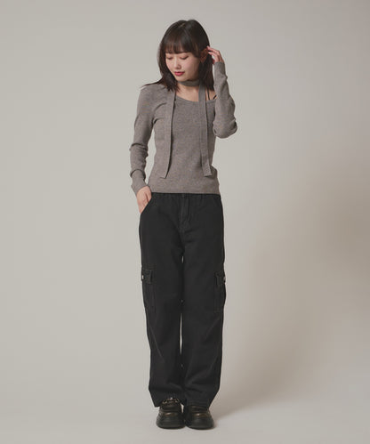 AO.2 / Denim Cargo Pants