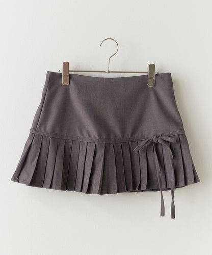 AO.2 / Switching Pleats Mini Skirt