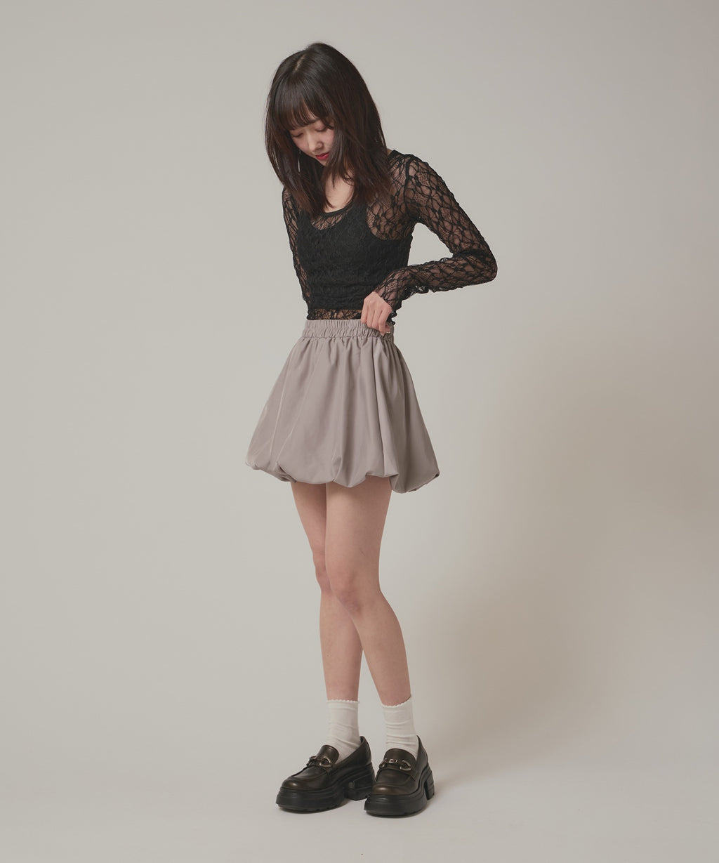 AO.2 / Volume Balloon Mini Skirt