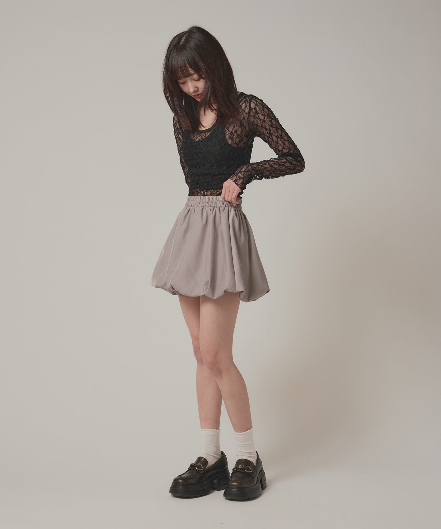 AO.2 / Volume Balloon Mini Skirt