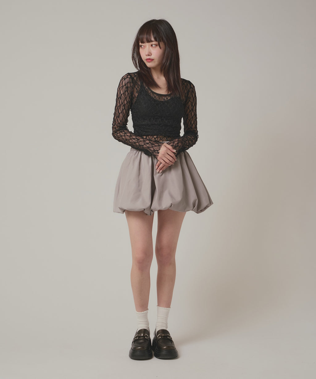 AO.2 / Volume Balloon Mini Skirt