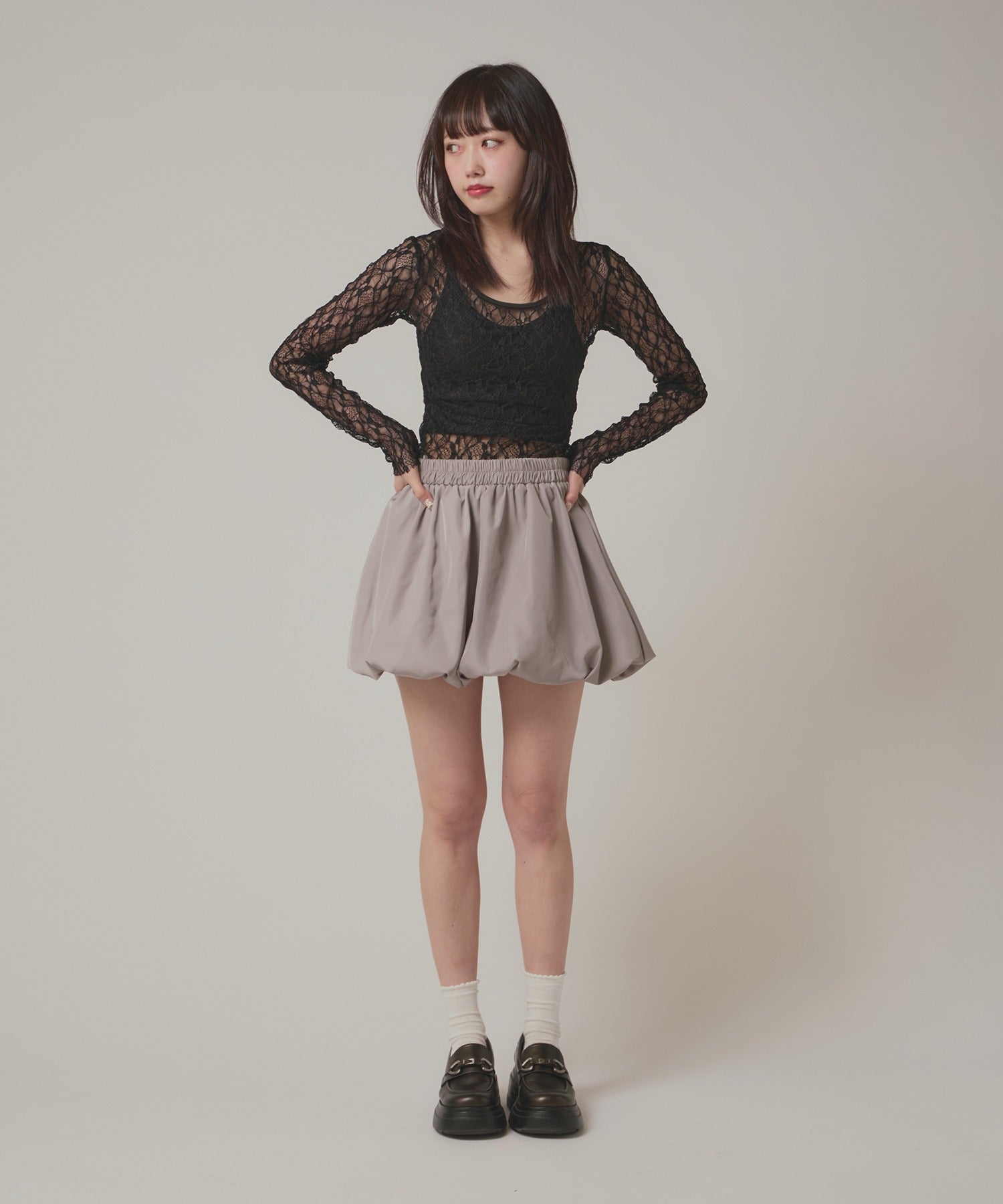 AO.2 / Volume Balloon Mini Skirt