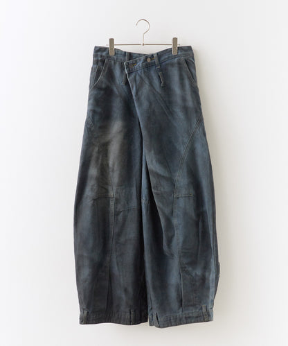 Chick / Reproduct Wide Leg Denim Pants 再構築 ワイドレッグ ロングデニムパンツ