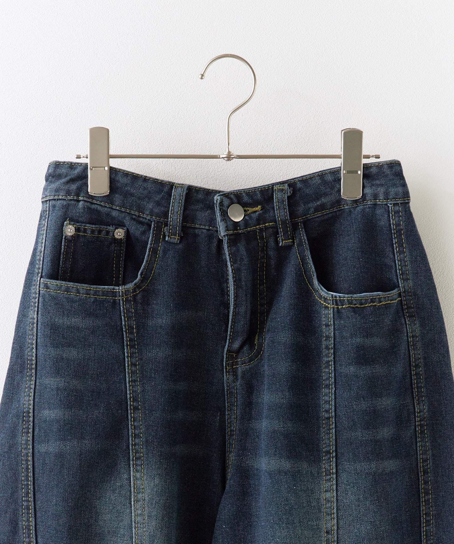 Chick / Used Like Wide Leg Buggy Jeans ユーズド加工 バギージーンズ