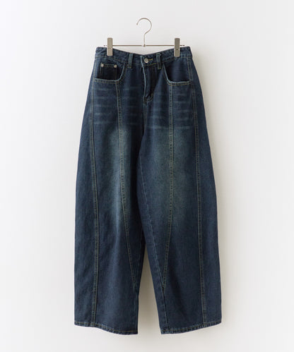 Chick / Used Like Wide Leg Buggy Jeans ユーズド加工 バギージーンズ