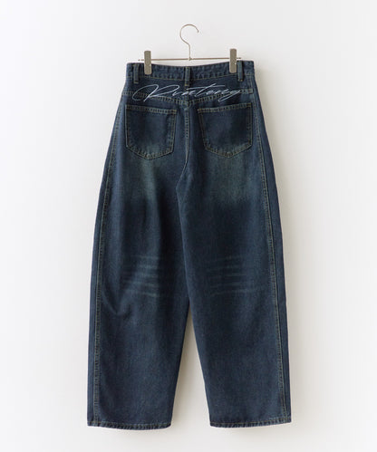 Chick / Used Like Wide Leg Buggy Jeans ユーズド加工 バギージーンズ