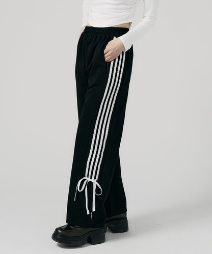 Chick / side lace up track pants サイド レースアップ トラックパンツ