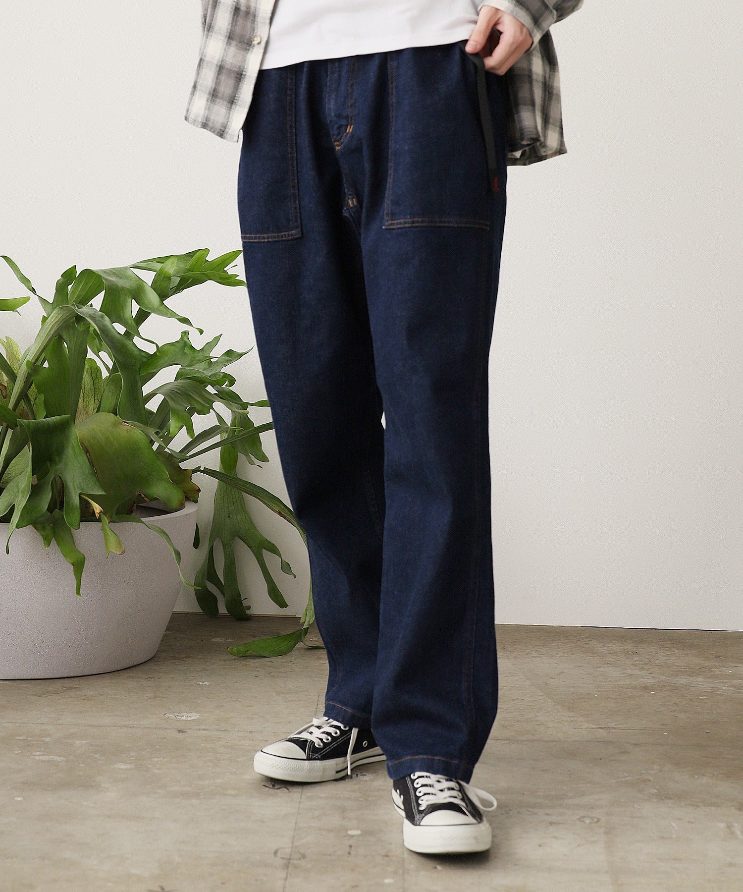 Gramicci / STRETCH DENIM LOOSE TAPERED RIDGE PANT – ROOP TOKYO