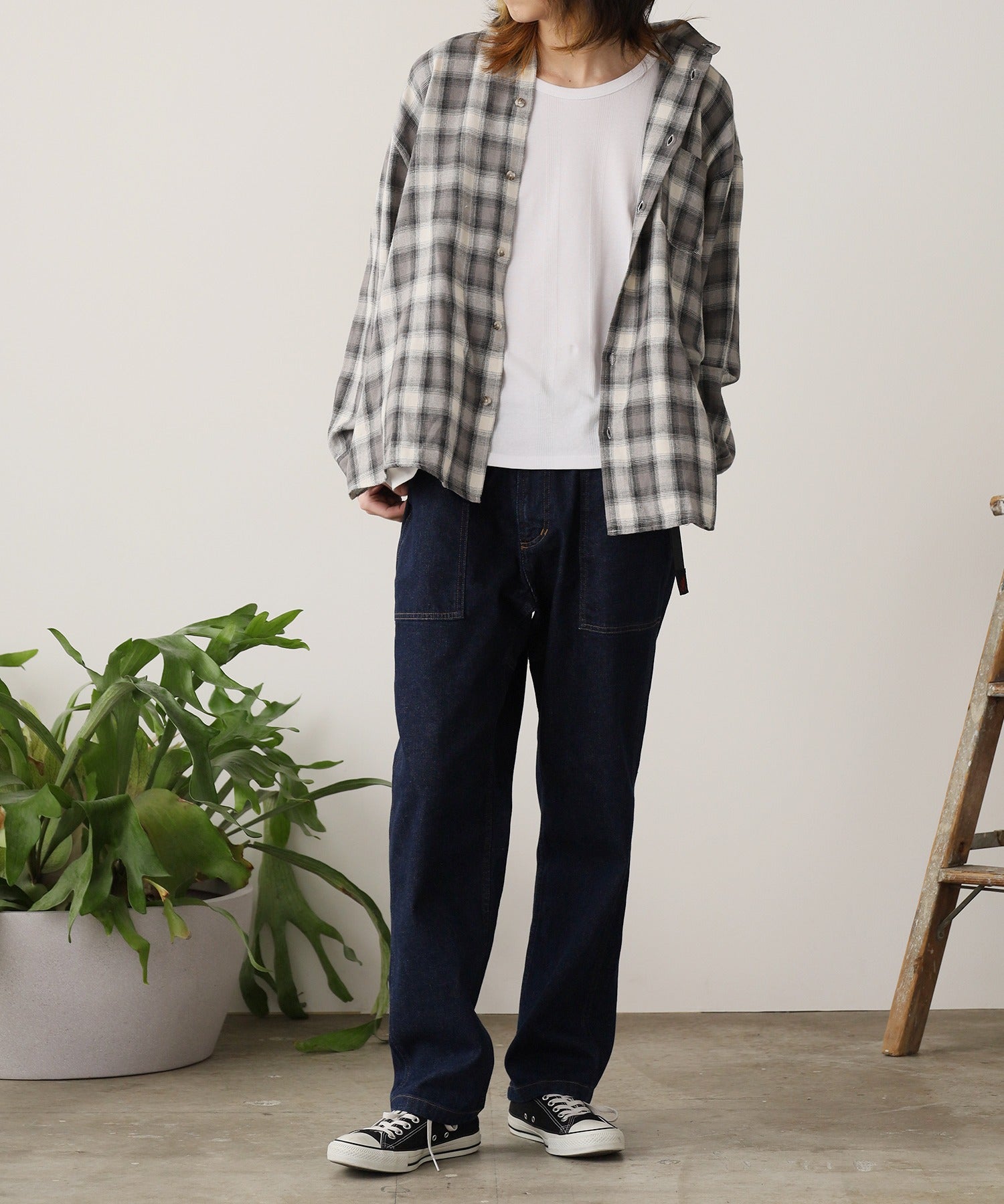 Gramicci / STRETCH DENIM LOOSE TAPERED RIDGE PANT – ROOP TOKYO