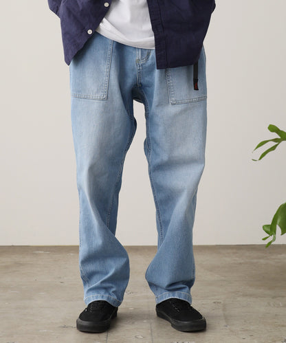 Gramicci / STRETCH DENIM LOOSE TAPERED RIDGE PANT