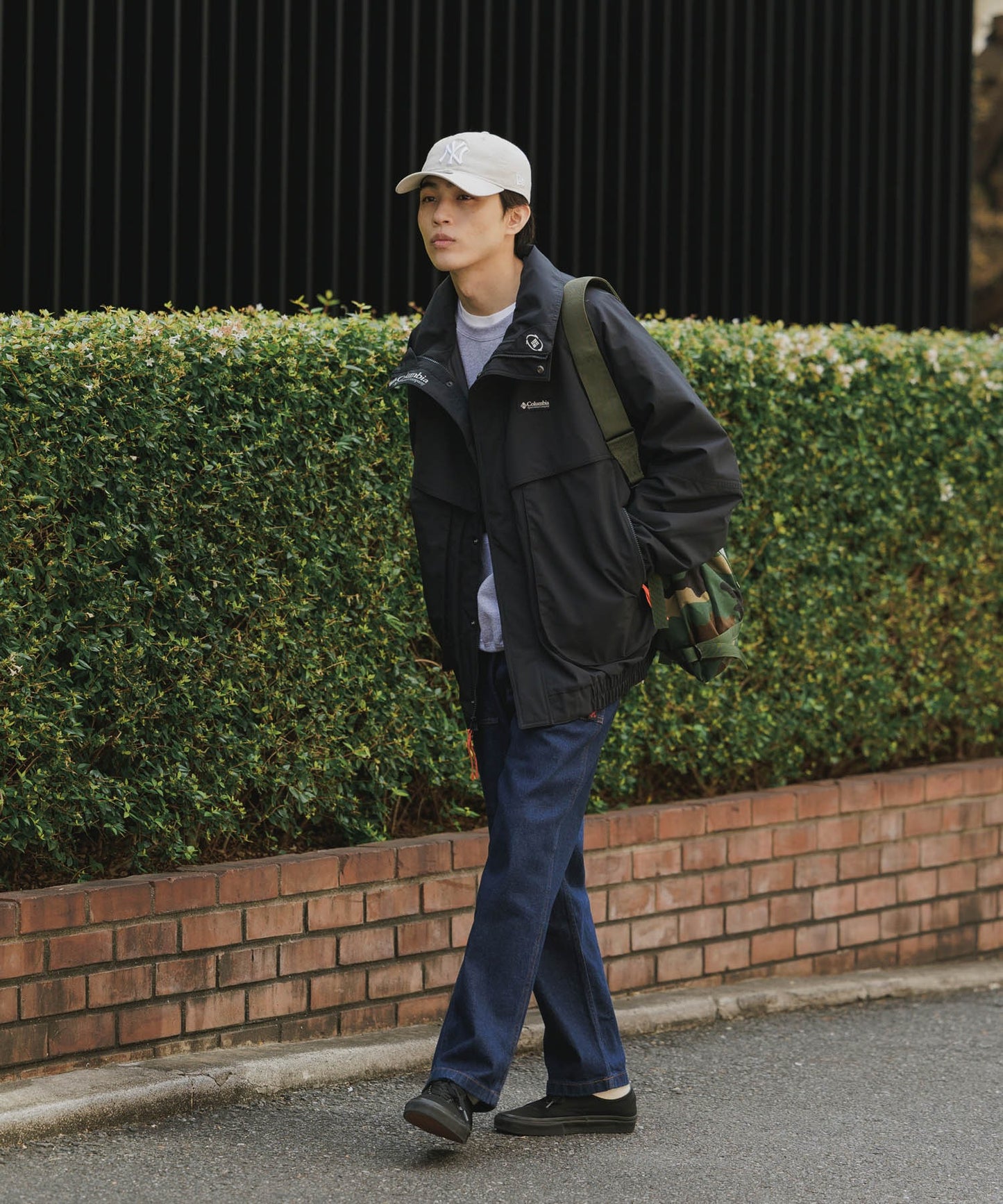 Gramicci / STRETCH DENIM LOOSE TAPERED RIDGE PANT