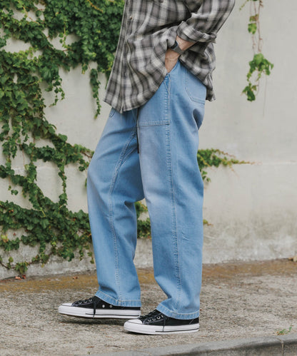 Gramicci / STRETCH DENIM LOOSE TAPERED RIDGE PANT
