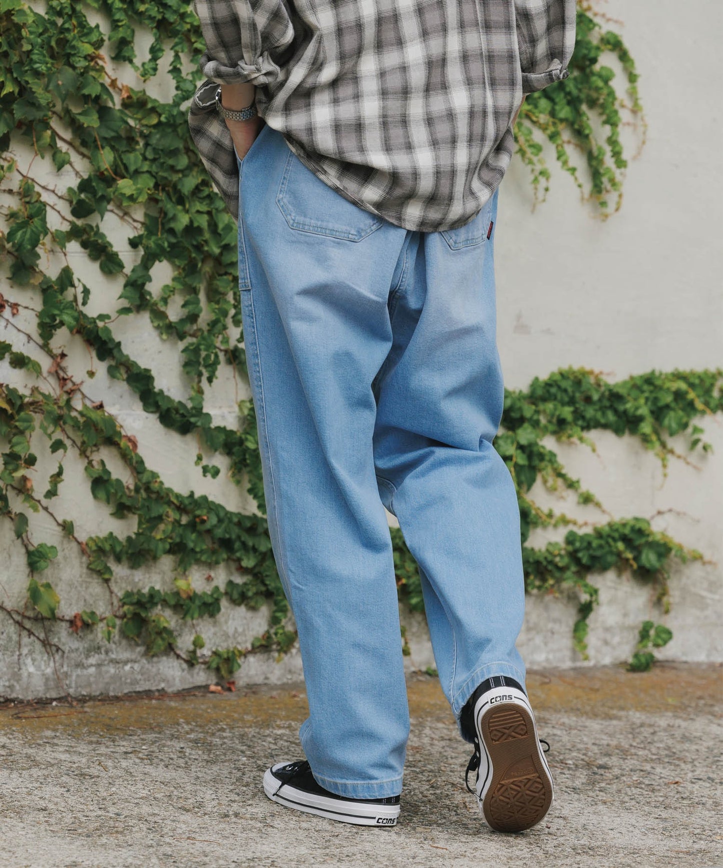 Gramicci / STRETCH DENIM LOOSE TAPERED RIDGE PANT