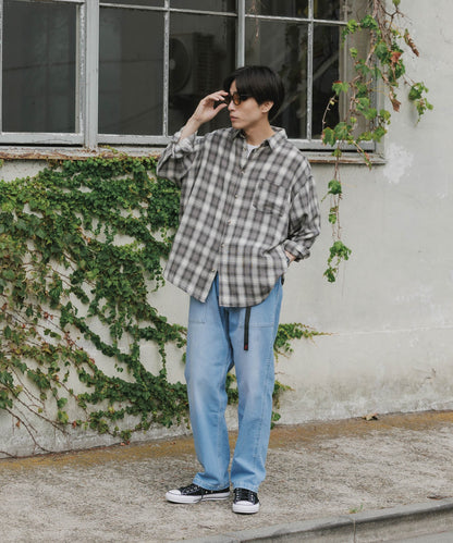 Gramicci / STRETCH DENIM LOOSE TAPERED RIDGE PANT