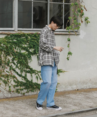 Gramicci / STRETCH DENIM LOOSE TAPERED RIDGE PANT