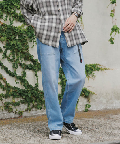 Gramicci / STRETCH DENIM LOOSE TAPERED RIDGE PANT