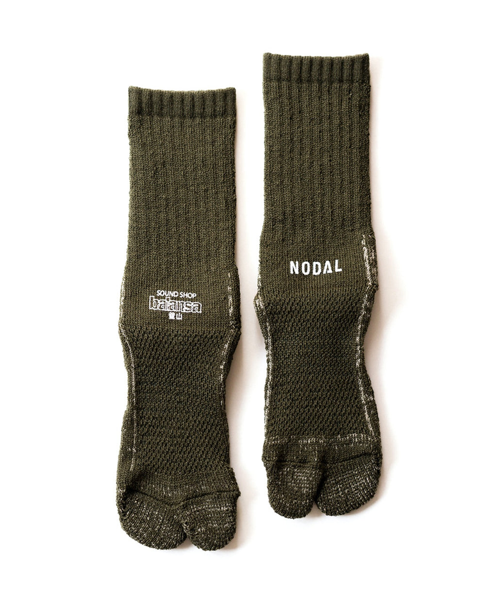 balansa×NODAL/84N Wool Long Socks 靴下