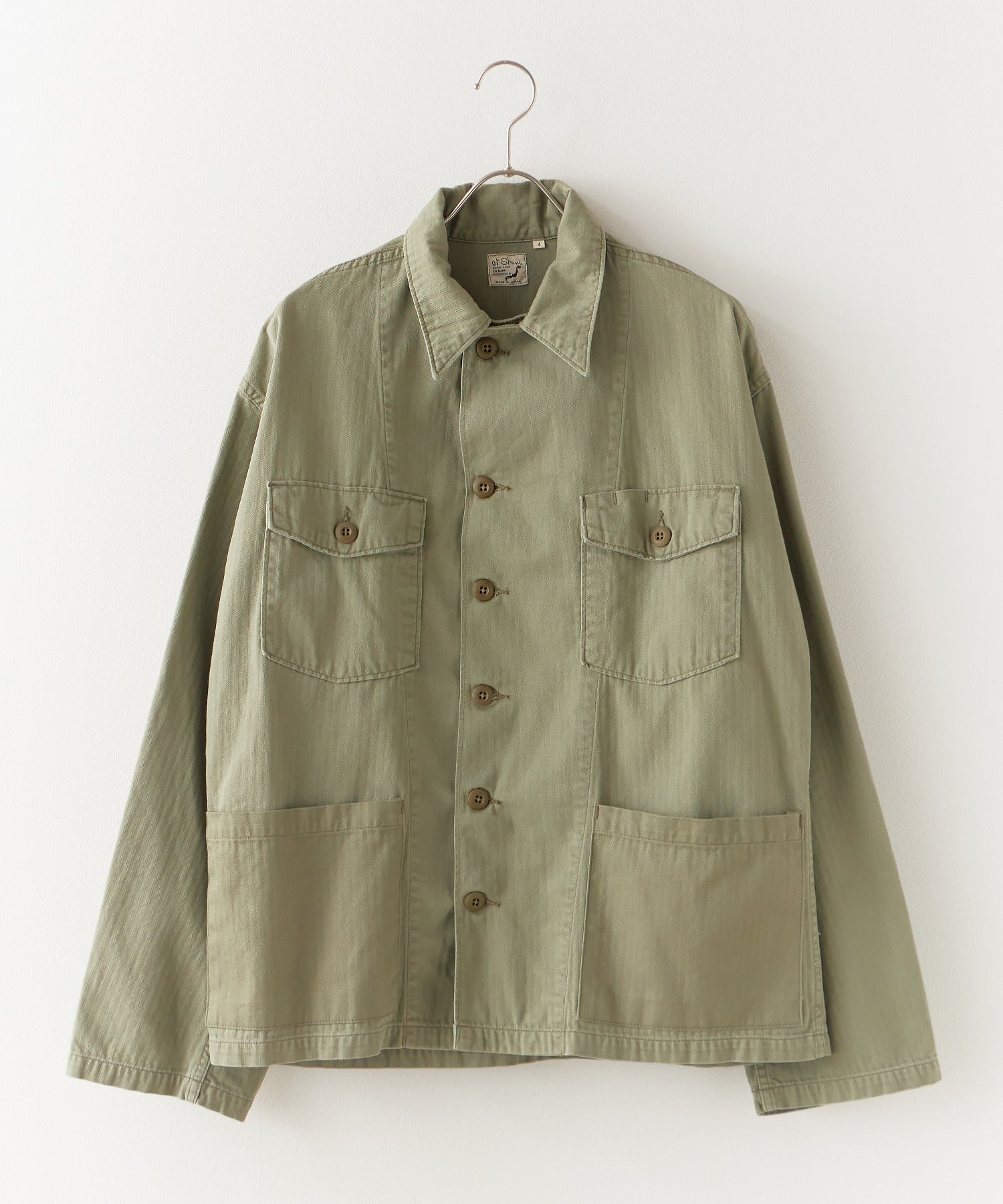 orSlow / 4POCKETS U.S ARMY SHIRT JACKET