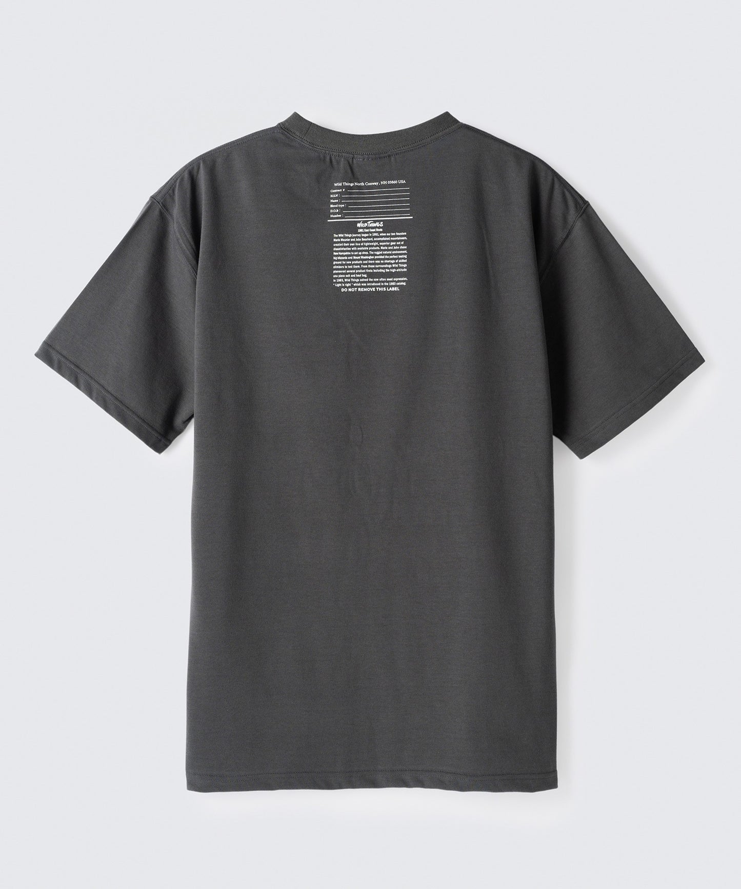 WILD THINGS / ARMY TAG PRINT TEE