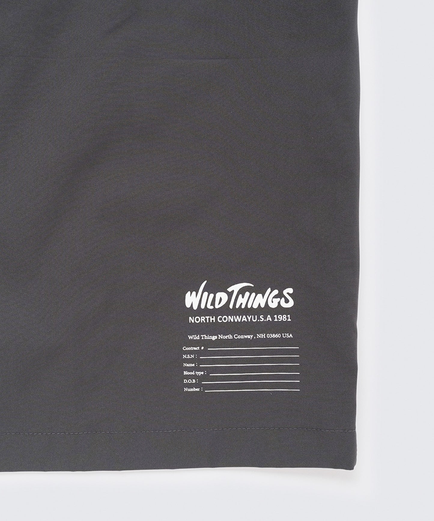 WILD THINGS / OPEN COLLAR POCKET SHIRT