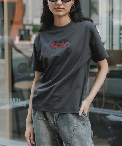 SPLR / RhineStone logo tee