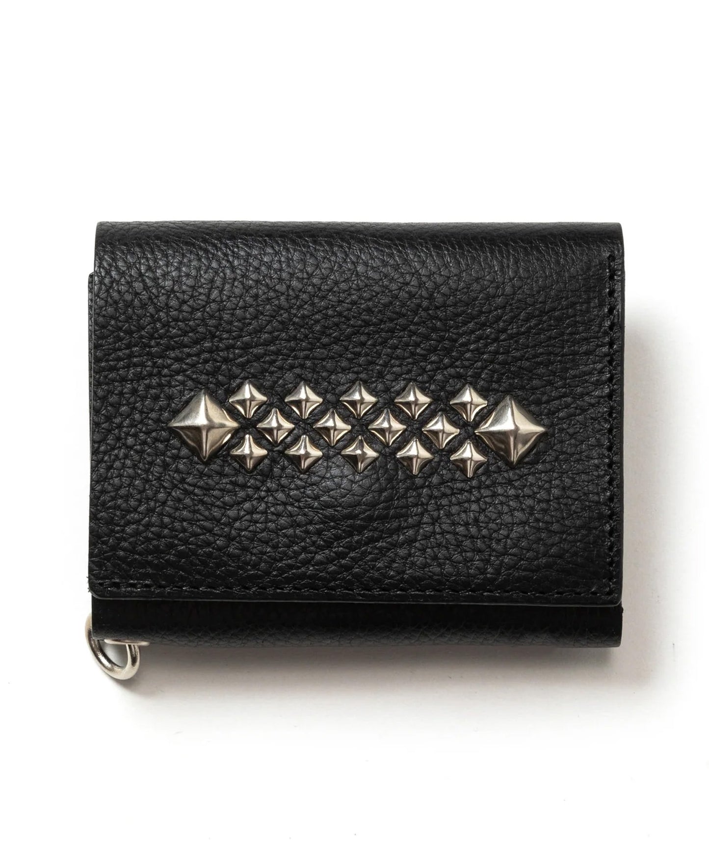 CALEE / STUDS LEATHER MULTI WALLET