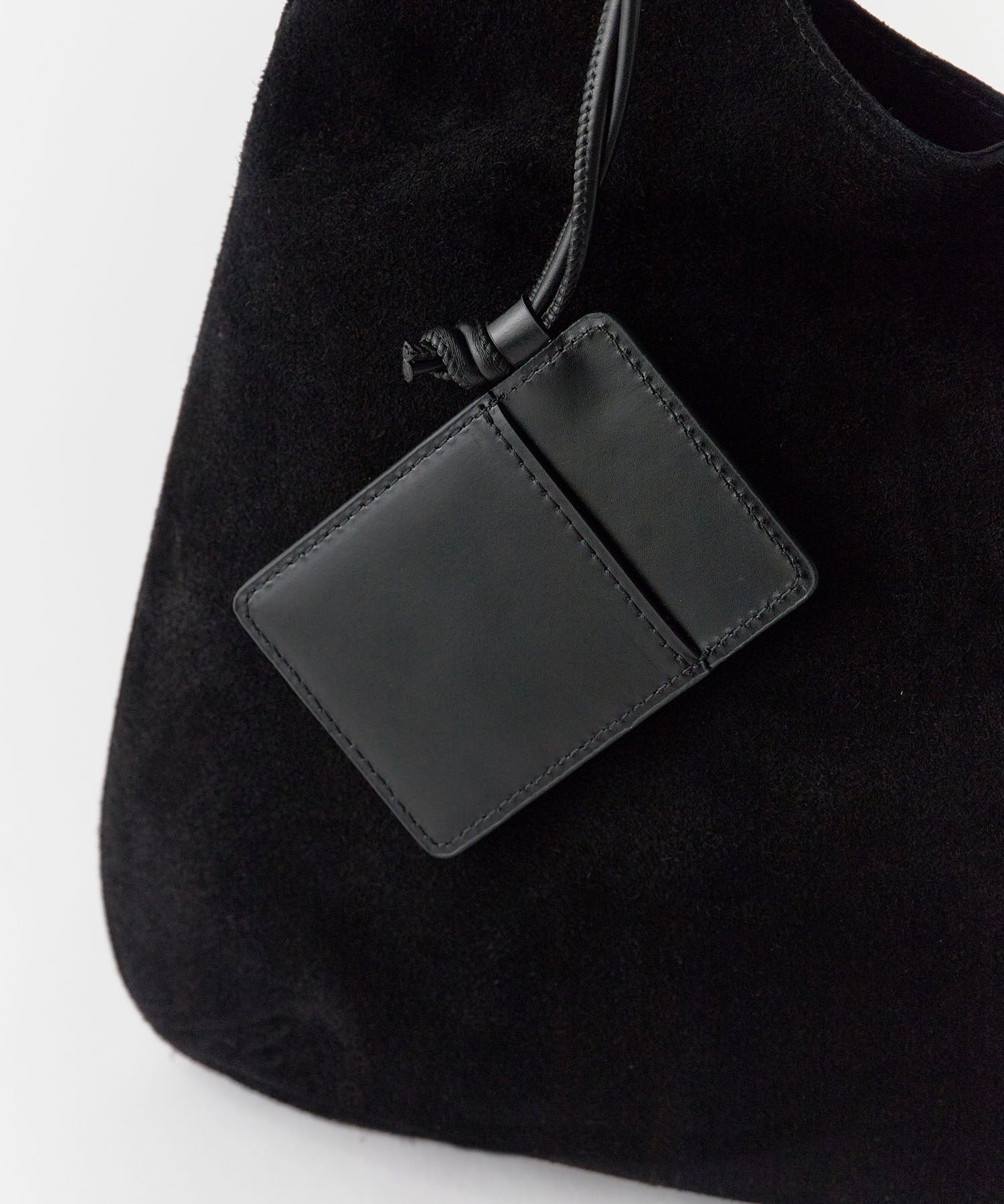 NOTHING WRITTEN / MEDIUM SHOULDER SUEDE HOBO BAG / ミディアムショルダー スエード ホーボーバッグ