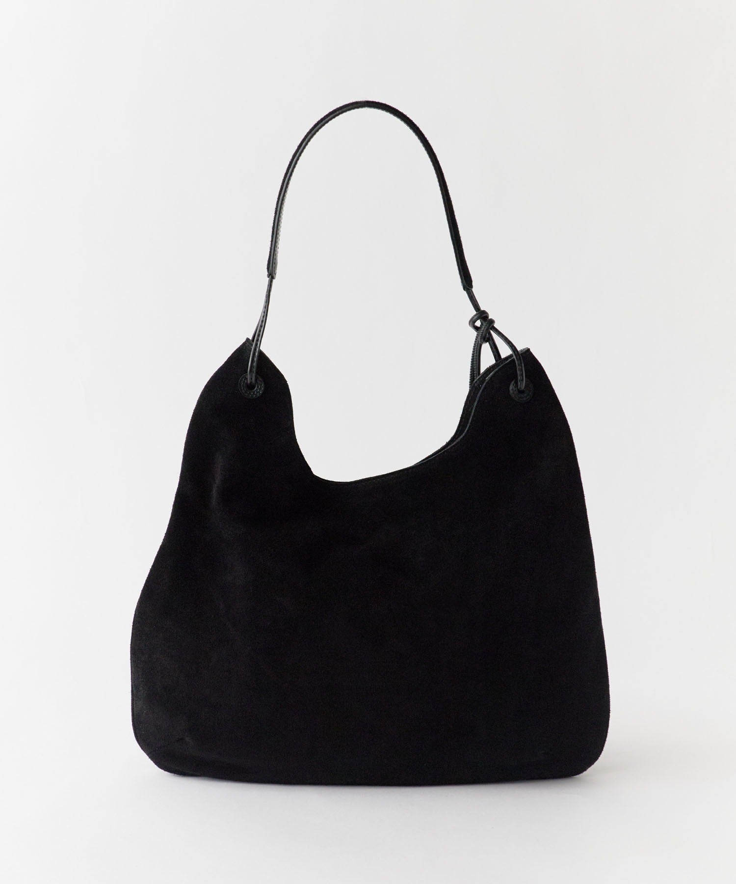NOTHING WRITTEN / MEDIUM SHOULDER SUEDE HOBO BAG / ミディアムショルダー スエード ホーボーバッグ