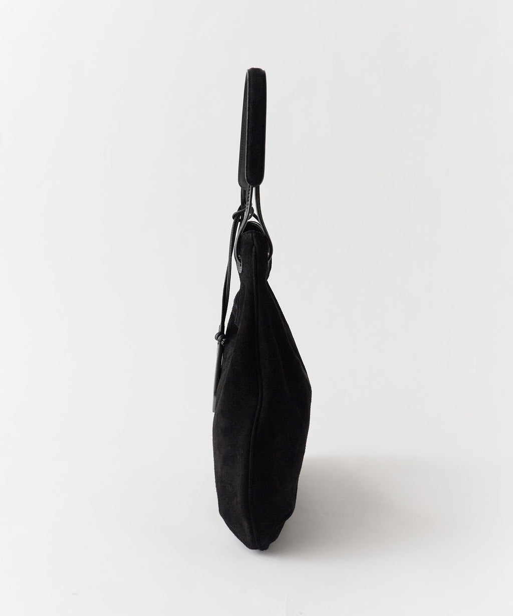 NOTHING WRITTEN / MEDIUM SHOULDER SUEDE HOBO BAG / ミディアムショルダー スエード ホーボーバッグ