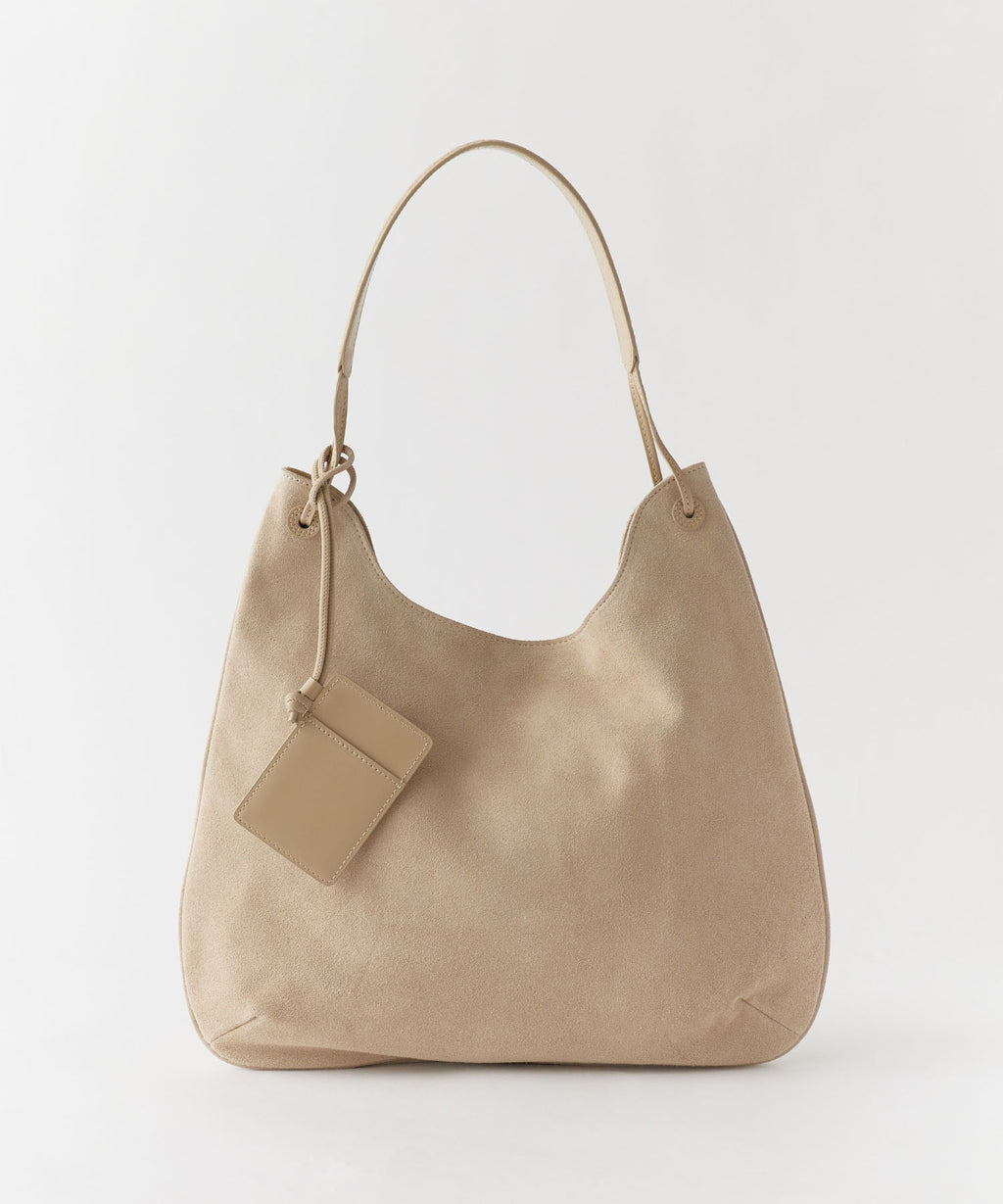 NOTHING WRITTEN / MEDIUM SHOULDER SUEDE HOBO BAG / ミディアムショルダー スエード ホーボーバッグ