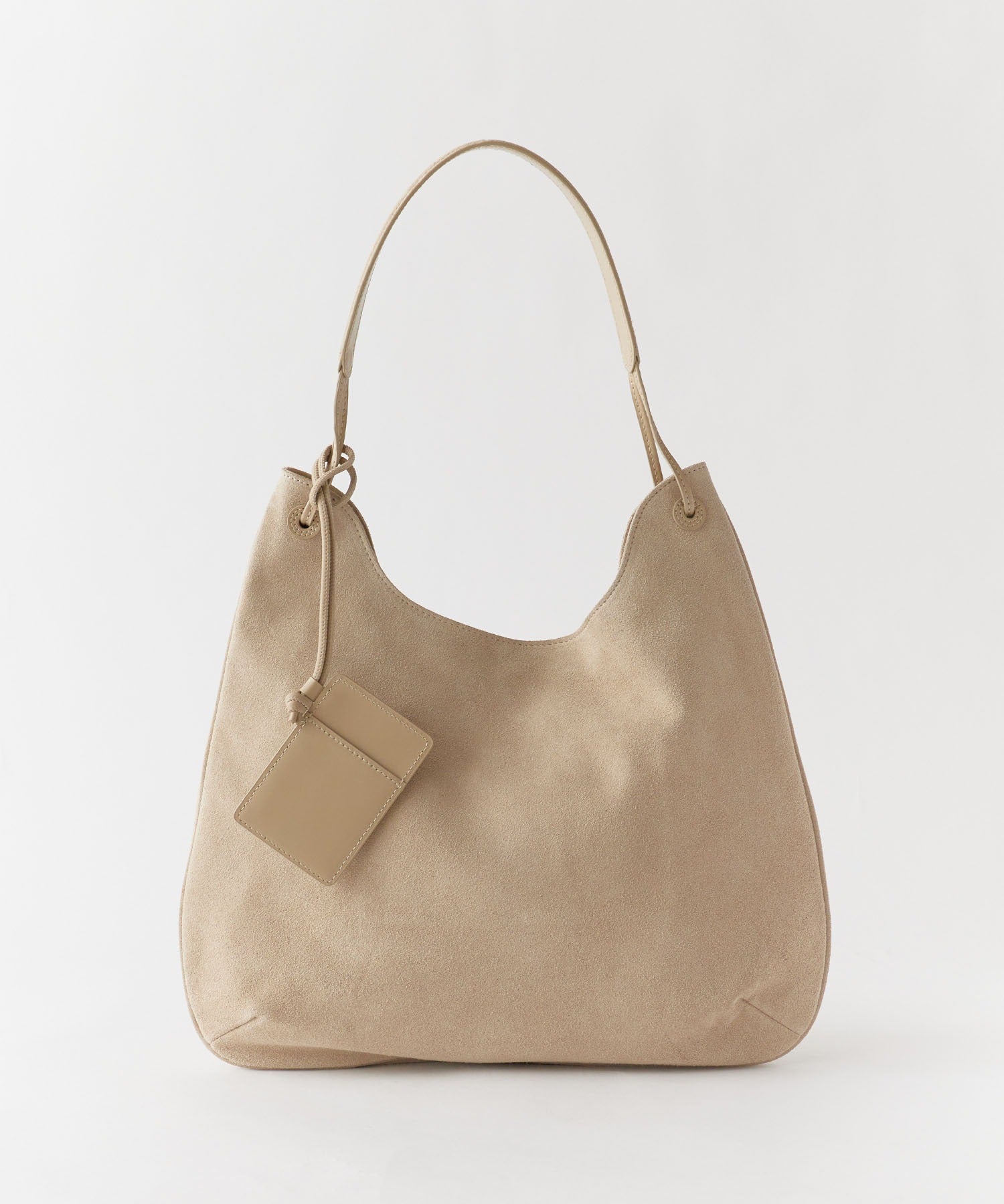 NOTHING WRITTEN / MEDIUM SHOULDER SUEDE HOBO BAG / ミディアムショルダー スエード ホーボーバッグ