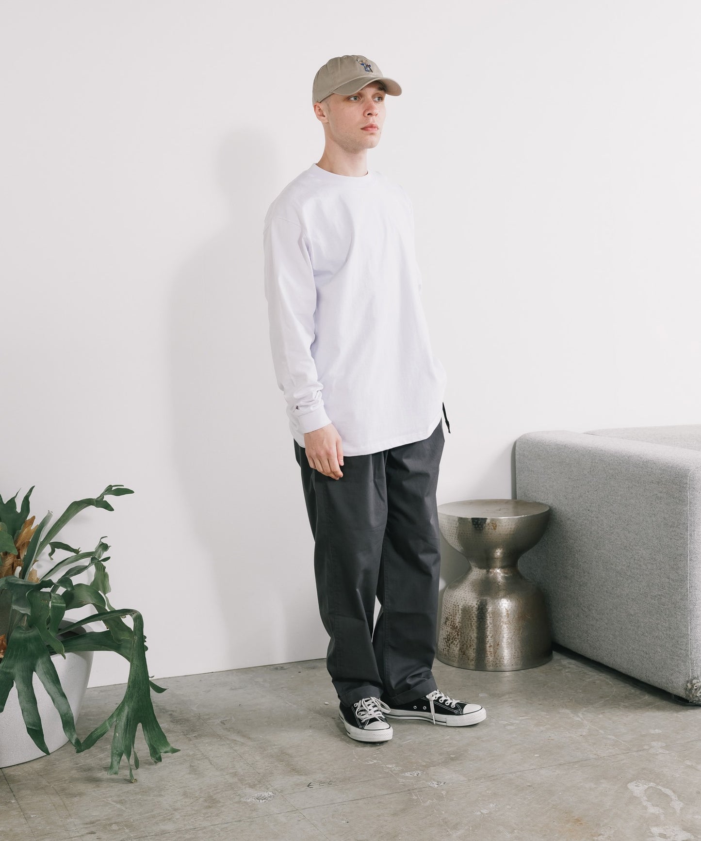 Gramicci / T/C TWILL TUCK TAPERED PANT