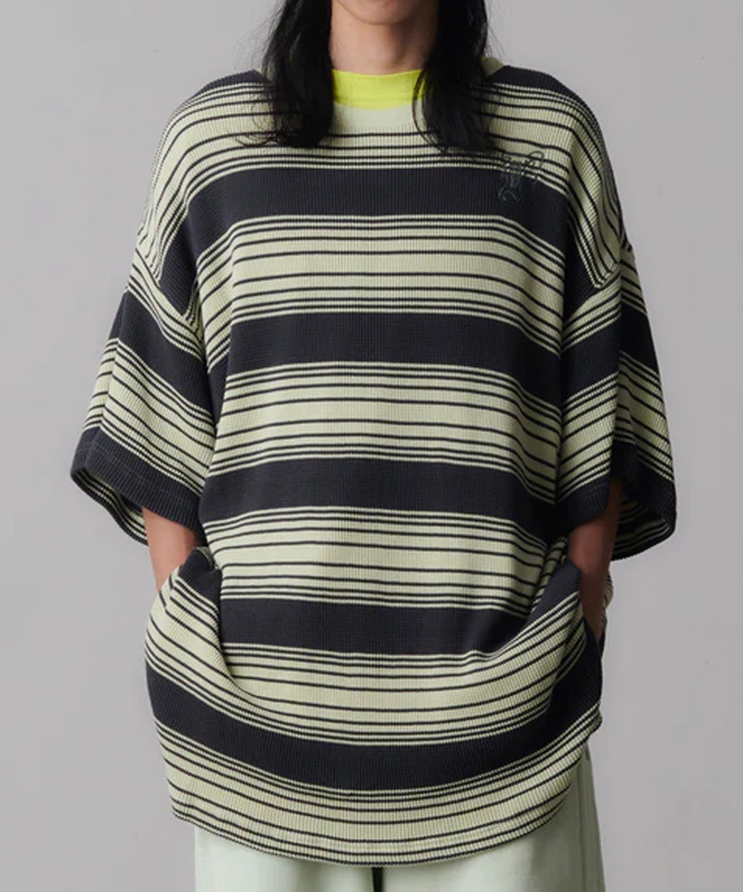 FACETASM / WAFFLE KNIT TEE