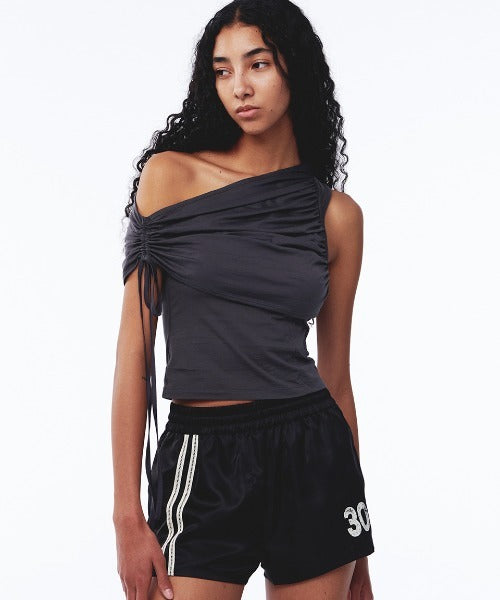 Kijun / Line Satin Shorts / ラインサテンショーツ