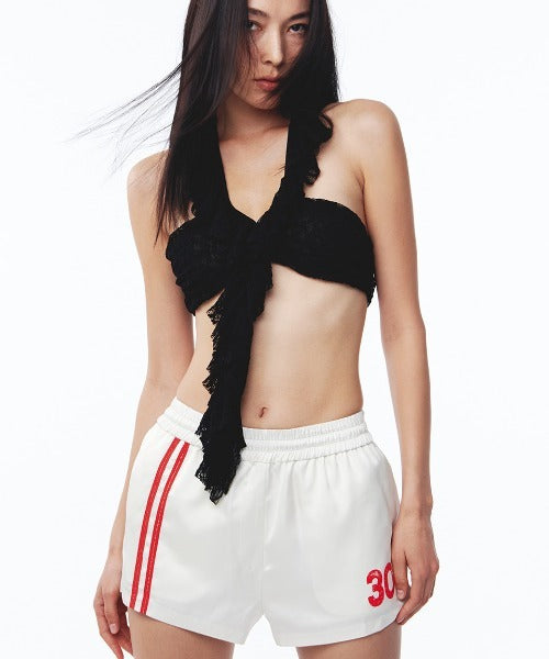 Kijun / Line Satin Shorts / ラインサテンショーツ