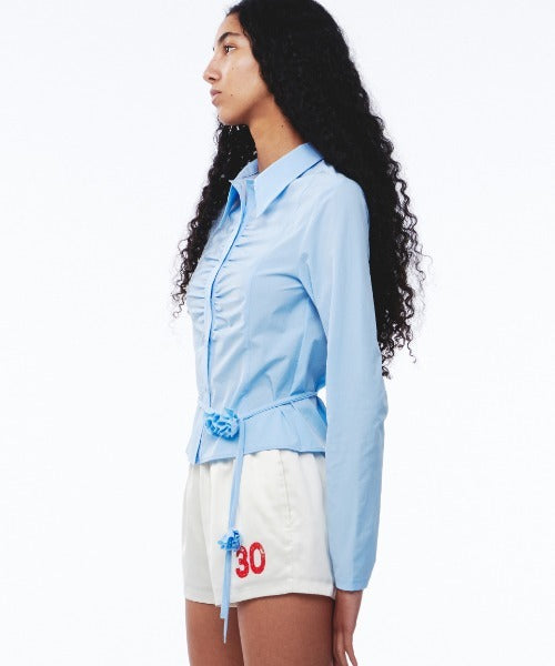 Kijun / Line Satin Shorts / ラインサテンショーツ