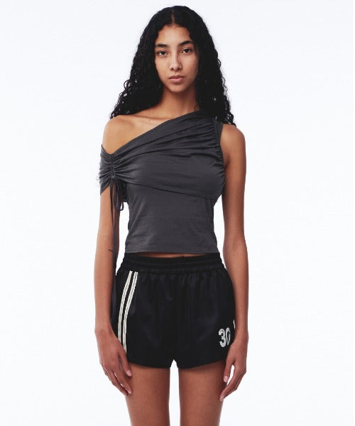 Kijun / Line Satin Shorts / ラインサテンショーツ