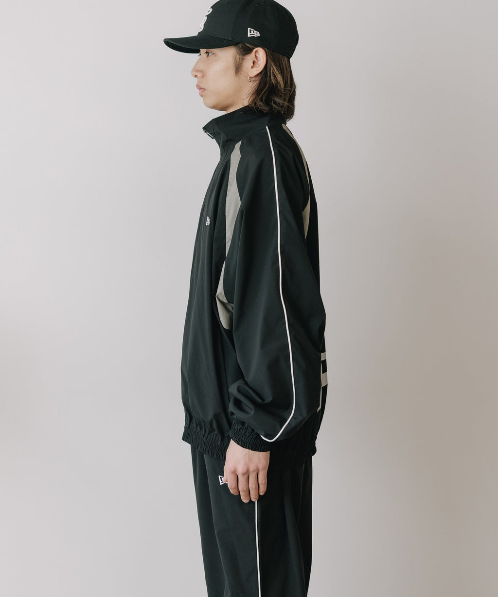 CALEE × NEW ERA / CALEE LOGO OVERSIZED PIPING TRACK JACKET